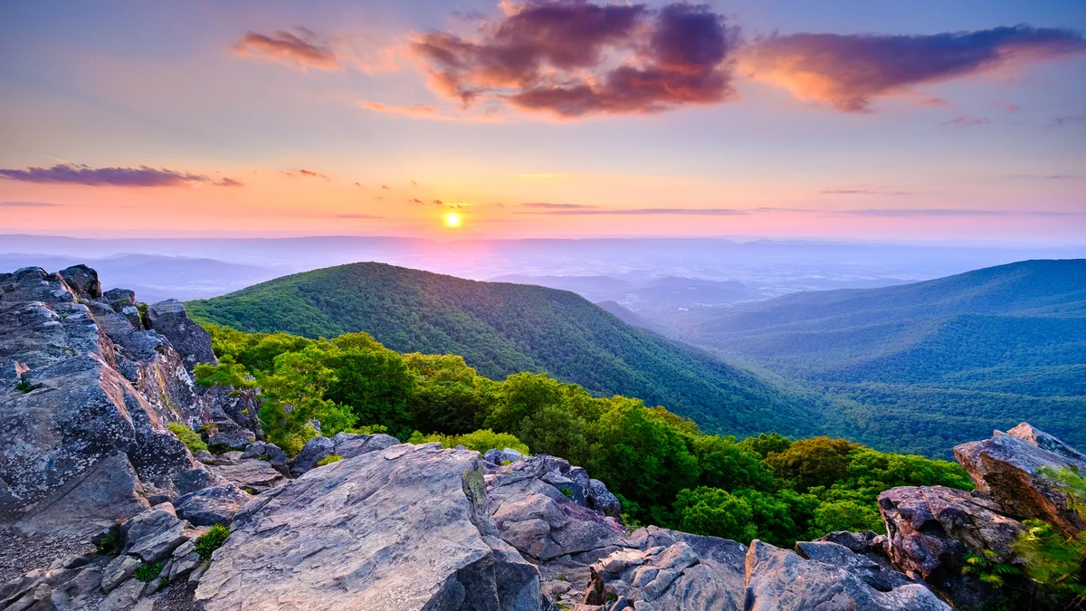 Tramonto sullo Shenandoah